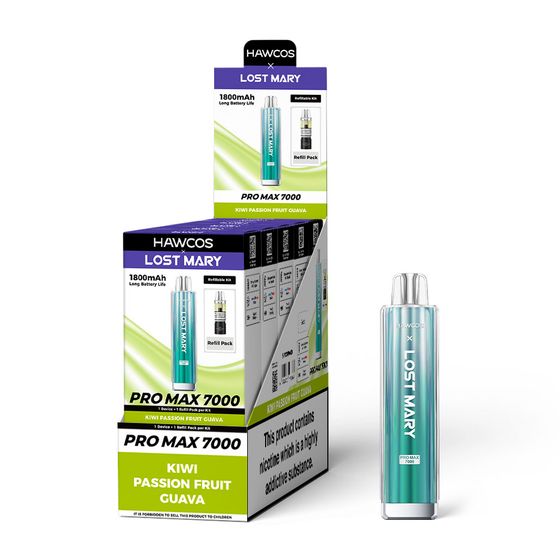 wholesale [NEW] HAWCOS×LOST MARY PRO MAX 7000 Refillable Kit-F