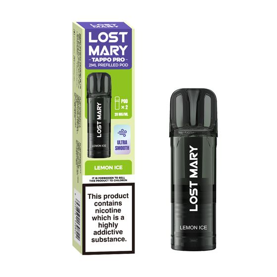 for wholesale LOST MARY TAPPO PRO 2ML Prefilled Pod × 2 Flavor: Lemon Ice