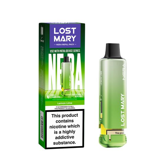 UK shop LOST MARY NERA Refill Pack (UK) 1PC Strength: 2% Nic ENG | Flavor: Lemon Lime