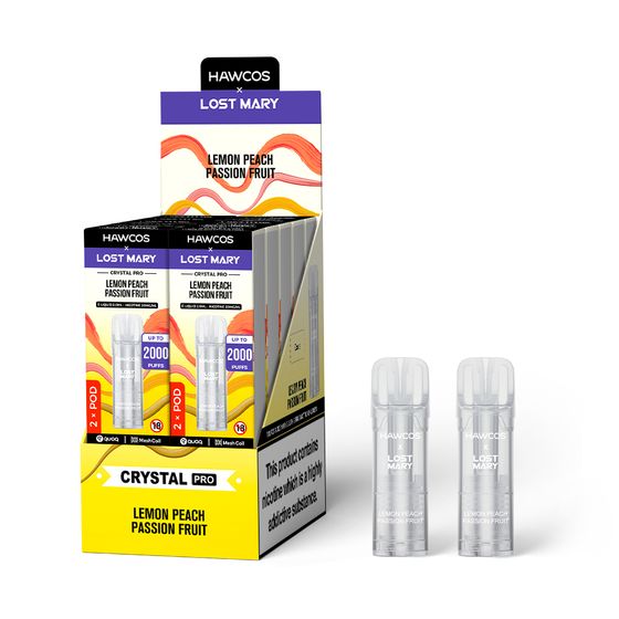 HAWCOS × LOST MARY Crystal Pro Prefilled Pod 2ML × 2 (UK) 1PC cheap