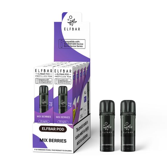 UK wholesale ELFBAR 600 Prefilled Pod × 2 (UK) 1PC