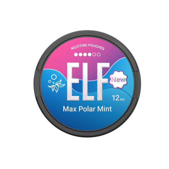 for wholesale [NEW] ELF Nicotine Pouch Flavor: Max Polar Mint | Strength: 12mg/pouch