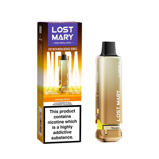 UK wholesale LOST MARY NERA Refill Pack (UK) 1PC Strength: 2% Nic ENG | Flavor: Orange Bruu