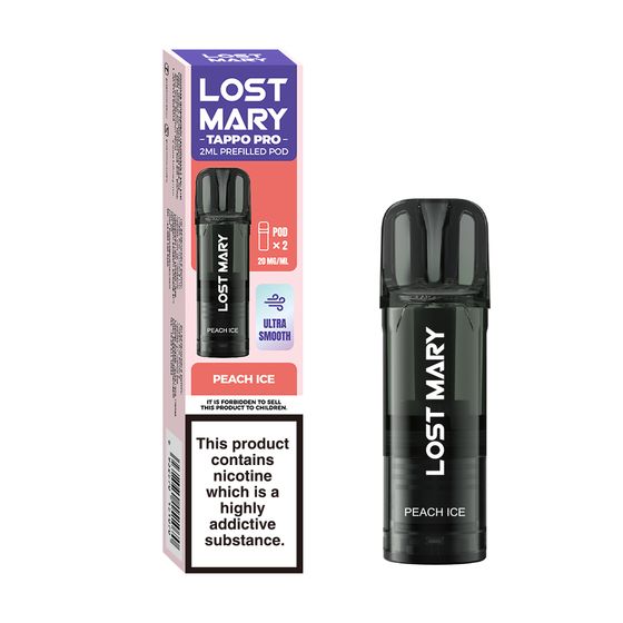 for wholesale LOST MARY TAPPO PRO 2ML Prefilled Pod × 2 Flavor: Peach Ice
