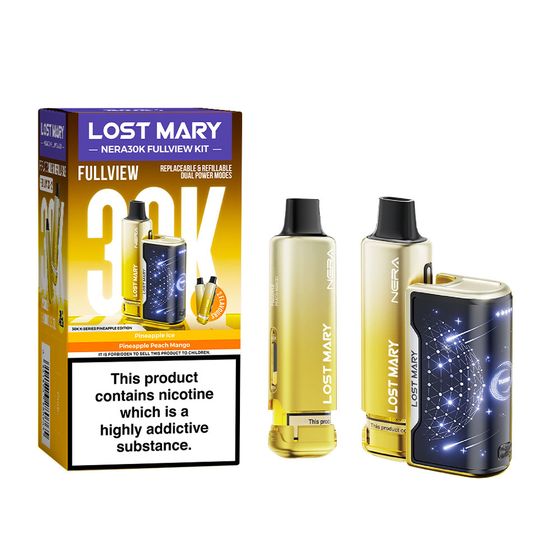 cheap LOST MARY NERA30K FULLVIEW Refillable Pod Kit (UK) 1PC Strength: 2% Nic ENG | Flavor: Pineapple Edition