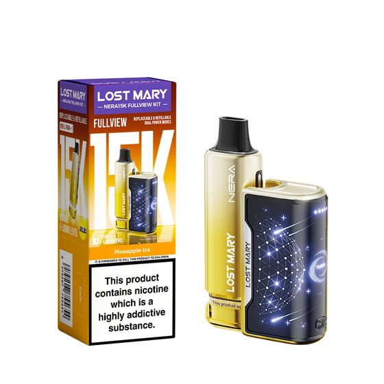 LOST MARY NERA15K Refillable Kit Flavor: Pineapple Ice UK shop