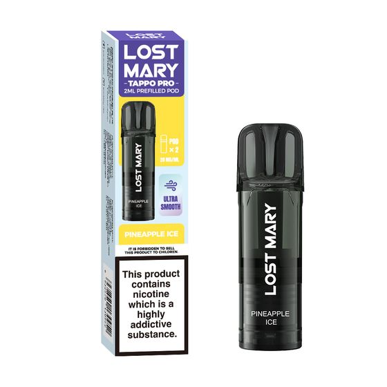 UK shop LOST MARY TAPPO PRO 2ML Prefilled Pod × 2 Flavor: Pineapple Ice