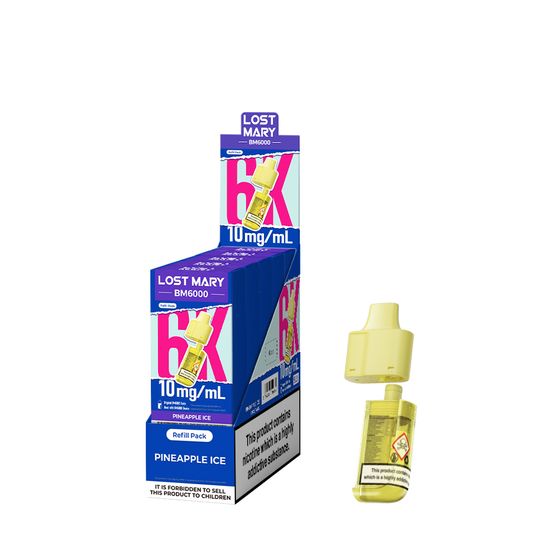 UK shop LOST MARY BM6000 Refill Pack-1% & 0% Nic