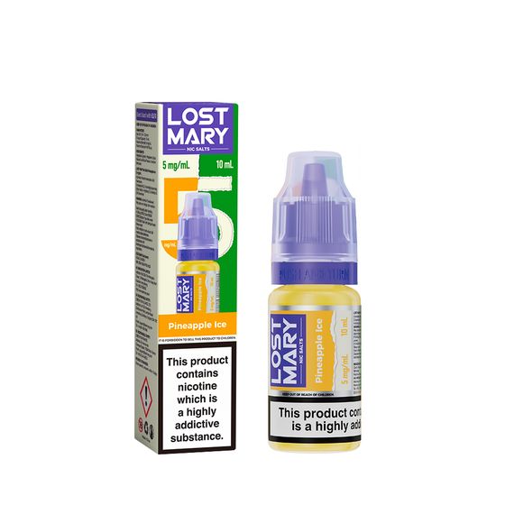 LOST MARY Nic Salts E-Liquids 10ml Strength: 0.5% Nic ENG | Flavor: Pineapple Ice wholesale price