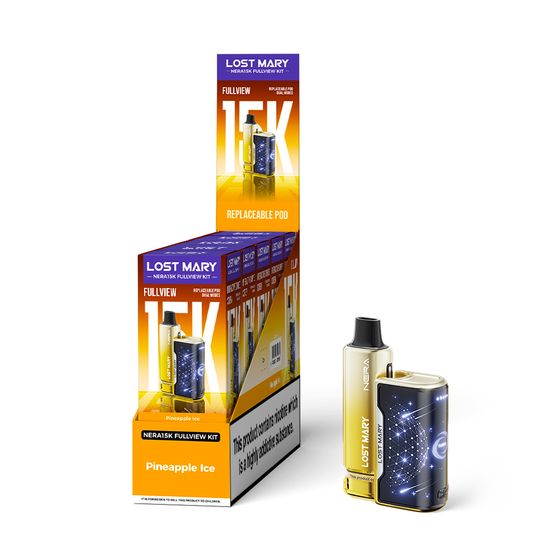 UK supplier LOST MARY NERA15K Refillable Kit (UK) 1PC