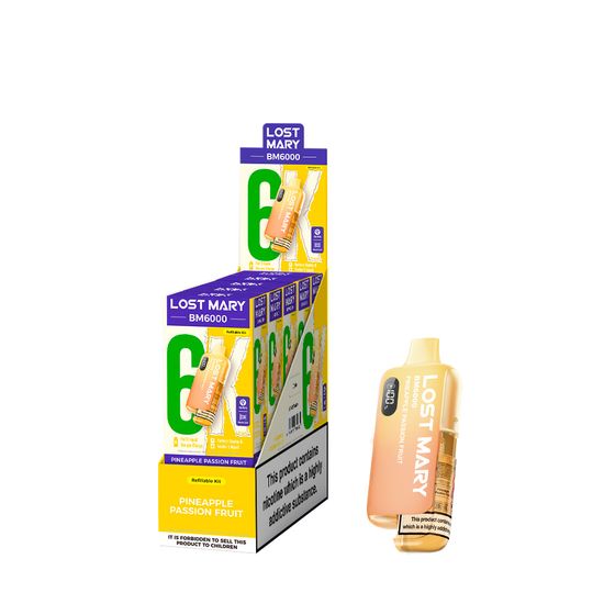 wholesale price [NEW] LOST MARY BM6000 Refillable Pod Kit -F (UK) 1PC