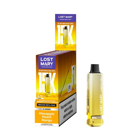 LOST MARY NERA15K Refillable Pod Kit (UK) 1PC authentic