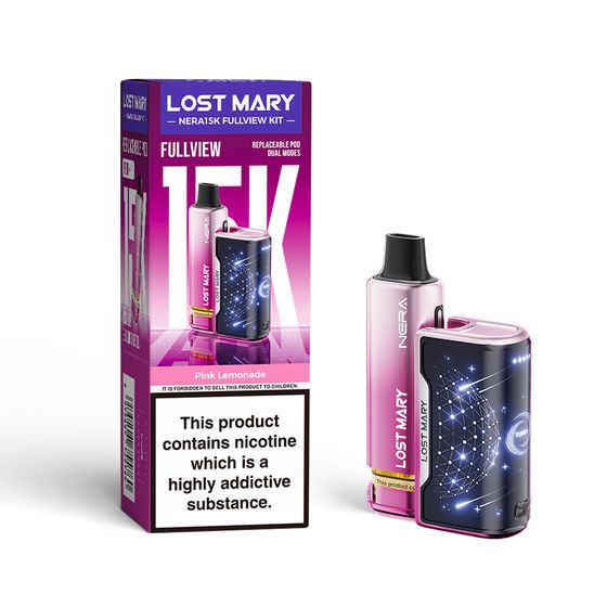 cheap LOST MARY NERA15K Refillable Kit (UK) 1PC Flavor: Pink Lemonade
