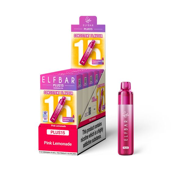 ELFBAR PLUS15 Refillable Kit UK shop