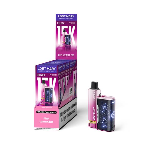 LOST MARY NERA15K Refillable Kit (UK) 1PC authentic