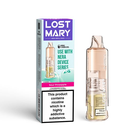 UK shop LOST MARY NERA PUREVIEW Refill Pack Flavor: Sour Pineapple