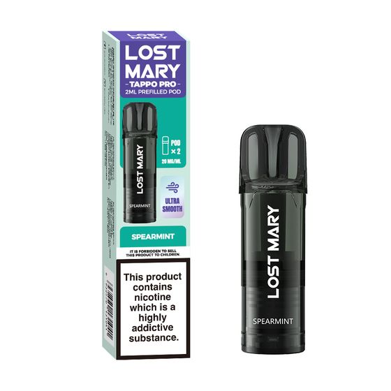 wholesale price LOST MARY TAPPO PRO 2ML Prefilled Pod × 2 Flavor: Spearmint