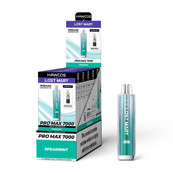 authentic [NEW] HAWCOS×LOST MARY PRO MAX 7000 Refillable Kit-F