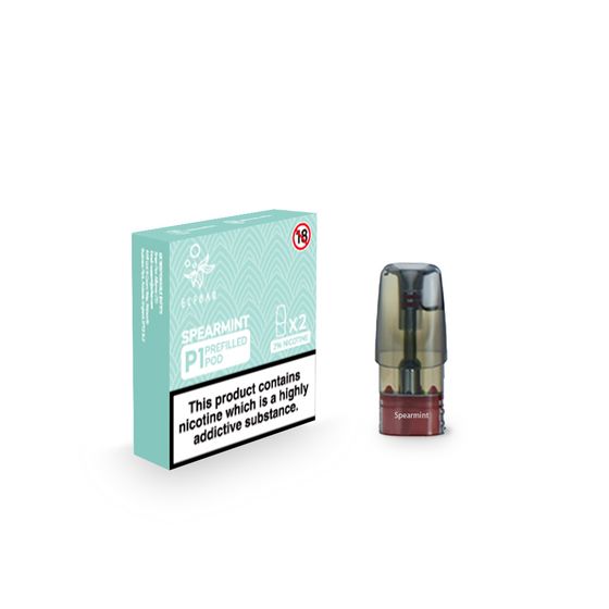 [NEW] ELFBAR Mate500 P1 Pre-filled Pod 2ml 2pcs Strength: UK 2% Nicotine | Flavor: Spearmint wholesale