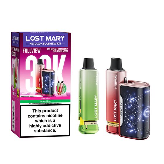 LOST MARY NERA30K FULLVIEW Refillable Pod Kit (UK) 1PC Strength: 2% Nic ENG | Flavor: Special Edition UK store