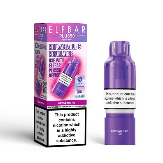 ELFBAR PLUS50 Refill pack (UK) Flavor: Strawberry Ice wholesale price