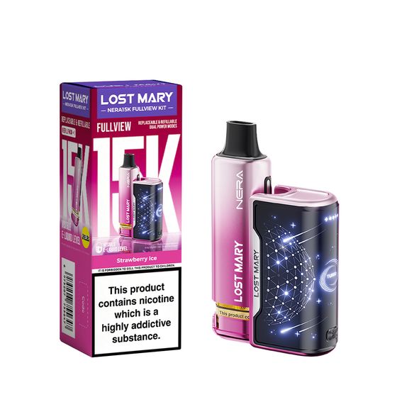 wholesale LOST MARY NERA15K Refillable Kit Flavor: Strawberry Ice