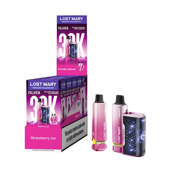 LOST MARY NERA30K FULLVIEW Refillable Pod Kit (UK) 1PC UK store