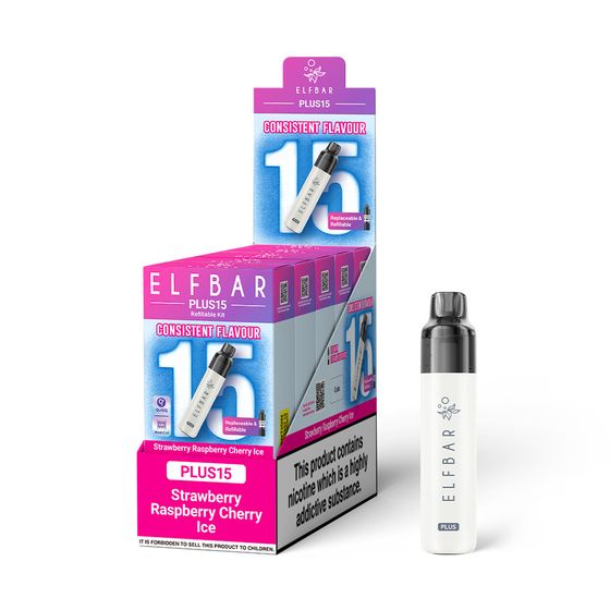 UK supplier ELFBAR PLUS15 Refillable Kit