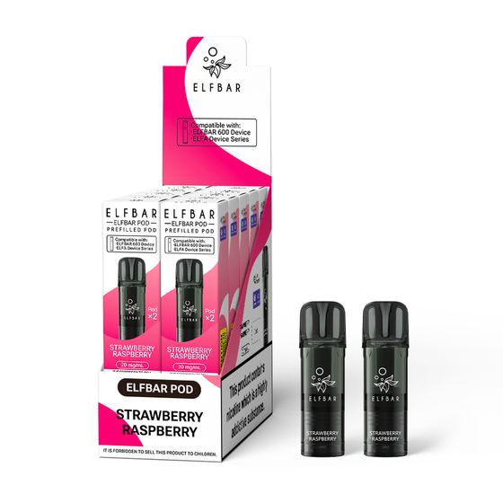 UK wholesale ELFBAR 600 Prefilled Pod × 2 (UK) 1PC