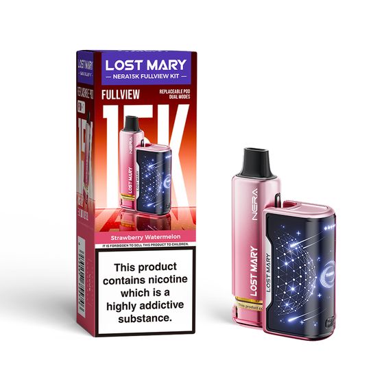 LOST MARY NERA15K Refillable Kit (UK) 1PC Flavor: Strawberry Watermelon UK shop