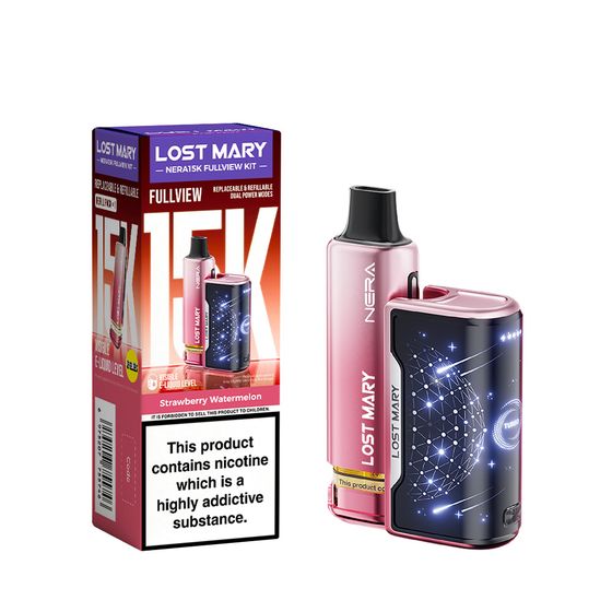 LOST MARY NERA15K Refillable Kit Flavor: Strawberry Watermelon UK shop