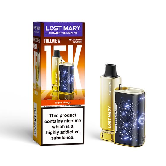 LOST MARY NERA15K Refillable Kit (UK) 1PC Flavor: Triple Mango UK supplier