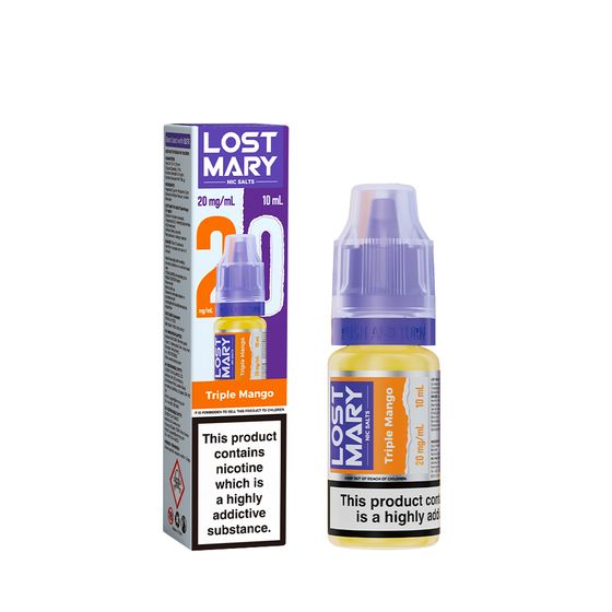 LOST MARY Nic Salts E-Liquids 10ml Strength: 2% Nic ENG | Flavor: Triple Mango wholesale