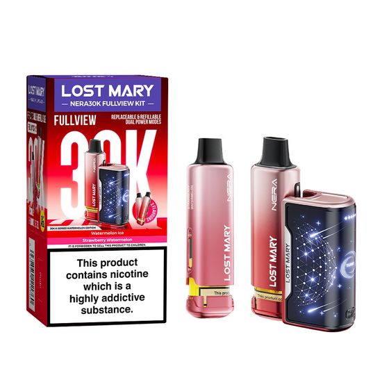 LOST MARY NERA30K FULLVIEW Refillable Pod Kit (UK) 1PC Strength: 2% Nic ENG | Flavor: Watermelon Edition authentic