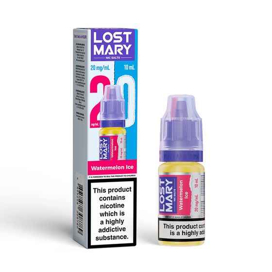 LOST MARY Nic Salts E-Liquids 10ml Strength: 2% Nic ENG | Flavor: Watermelon Ice authentic