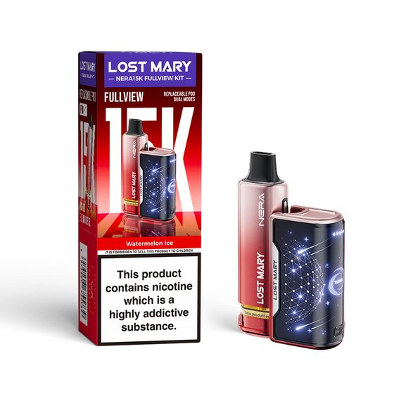 LOST MARY NERA15K Refillable Kit (UK) 1PC Flavor: Watermelon Ice UK wholesale