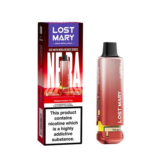 LOST MARY NERA Refill Pack (UK) 1PC Strength: 2% Nic ENG | Flavor: Watermelon Ice wholesale price