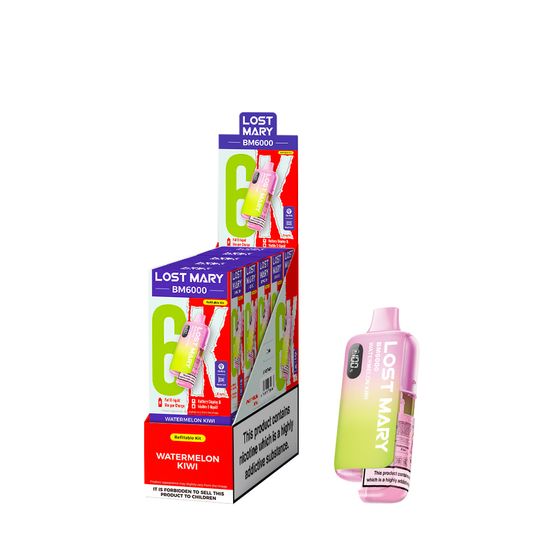 UK shop [NEW] LOST MARY BM6000 Refillable Pod Kit -F (UK) 1PC