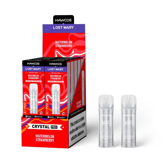 HAWCOS × LOST MARY Crystal Pro Prefilled Pod 2ML × 2 (UK) 1PC wholesale