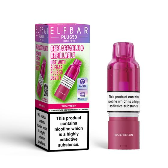 ELFBAR PLUS50 Refill pack (UK) Flavor: Watermelon authentic