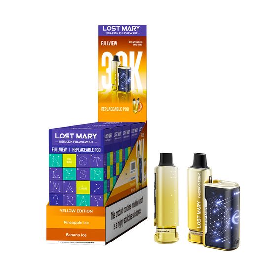 UK wholesale LOST MARY NERA30K FULLVIEW Refillable Pod Kit (UK) 1PC (Star Gazer Edition)