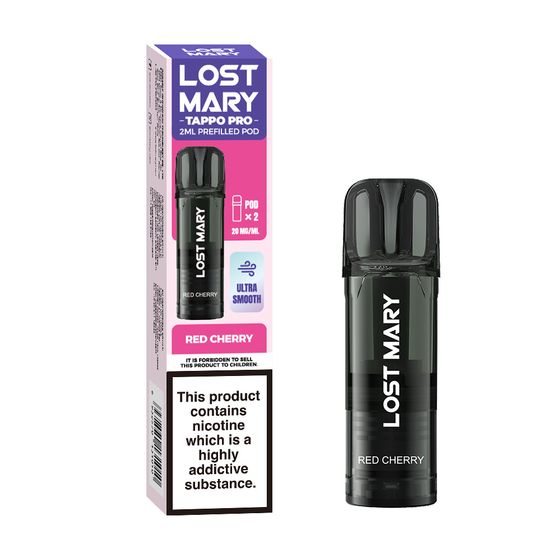 LOST MARY TAPPO PRO 2ML Prefilled Pod × 2 Flavor: Red Cherry authentic