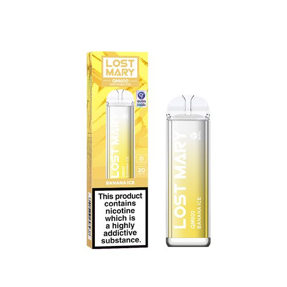 [NEW] LOST MARY QM600 Disposable Pod Device Flavor: Banana Ice | Strength: 2% Nic TPD ENG cheap
