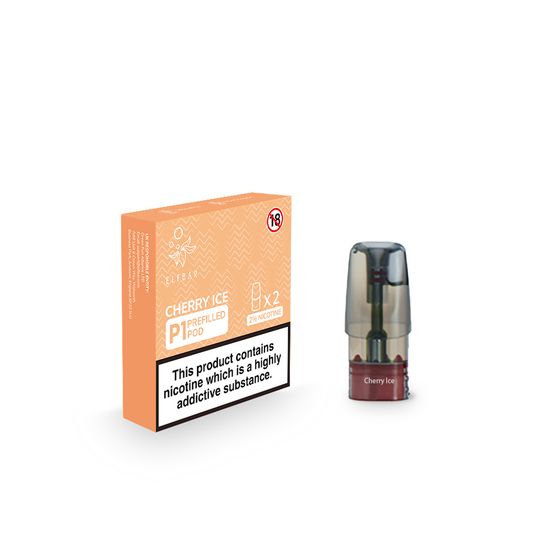 [NEW] ELFBAR Mate500 P1 Pre-filled Pod 2ml 2pcs Strength: UK 2% Nicotine | Flavor: Cherry Ice UK store