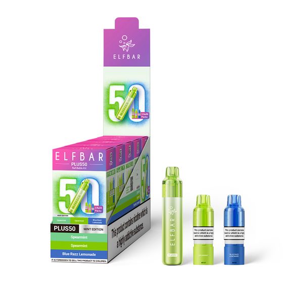 ELFBAR PLUS50 Refillable Kit (UK) for wholesale
