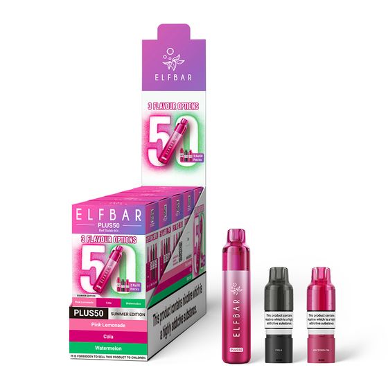 ELFBAR PLUS50 Refillable Kit (UK) UK shop
