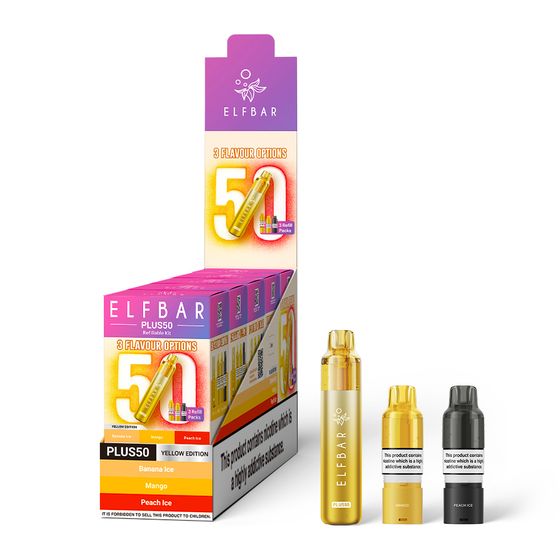 UK store ELFBAR PLUS50 Refillable Kit (UK)