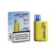 LOST MARY DM1200 Disposable Pod Kit (UK) 1PC-2% Nic ENG (EBST) Flavor: Pineapple Passion Fruit Lemon | Strength: 2% Nic ENG UK shop